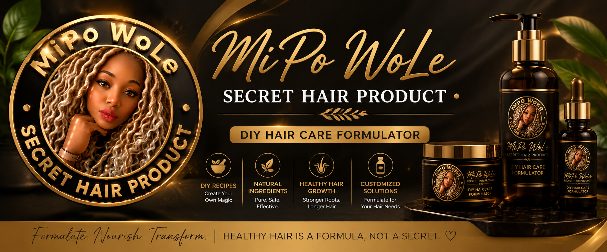 MiPo WoLe Secret Hair Product | Healthy Hair Formula